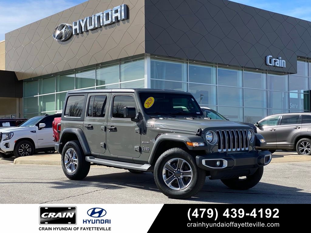 Used 2020 Jeep Wrangler Unlimited Sahara image 1