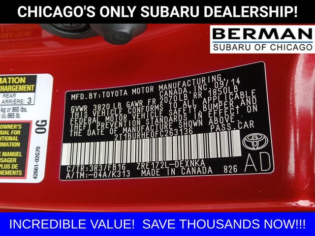 Used 2015 Toyota Corolla LE image 18