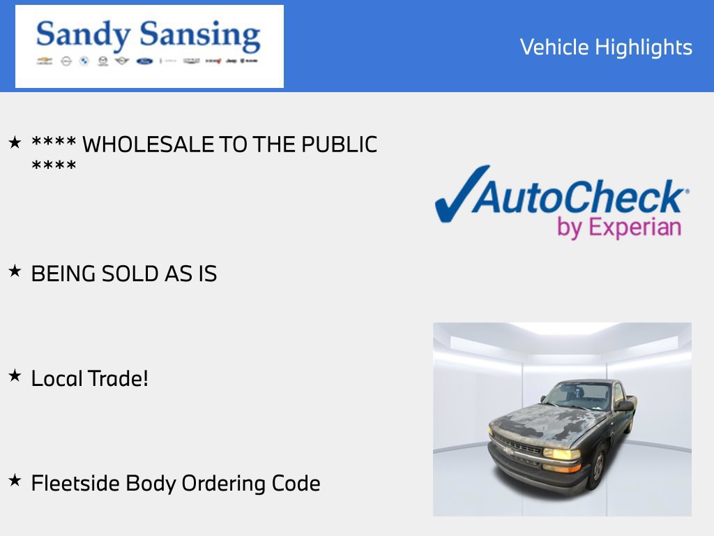Used 1999 Chevrolet Silverado 1500 2WD Regular Cab w/ Regional Bonus Pkg image 7