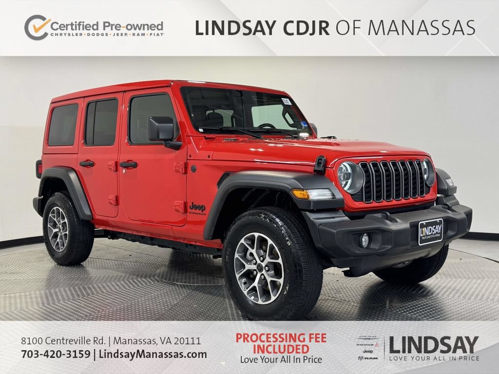 Used 2025 Jeep Wrangler Unlimited Sport AWD/4WD image 1