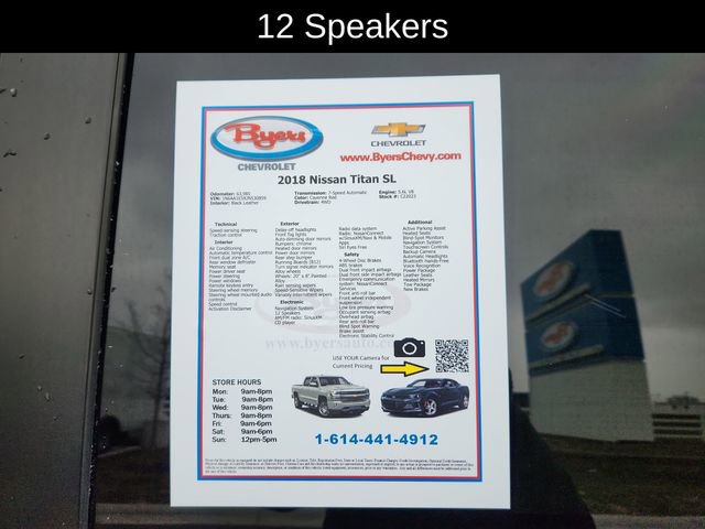Used 2018 Nissan Titan SL image 13