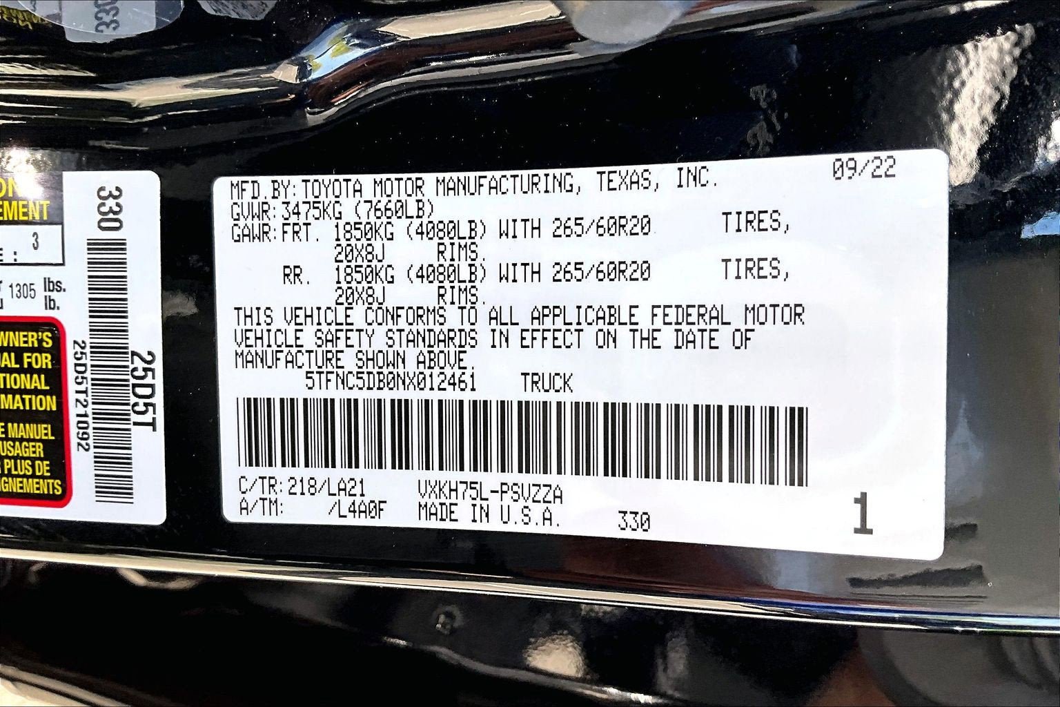 Used 2022 Toyota Tundra Platinum AWD/4WD image 30