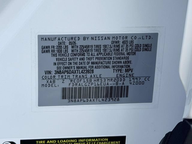 New 2026 Nissan Kicks SR w/ Interior Electronics Package FWD image 24