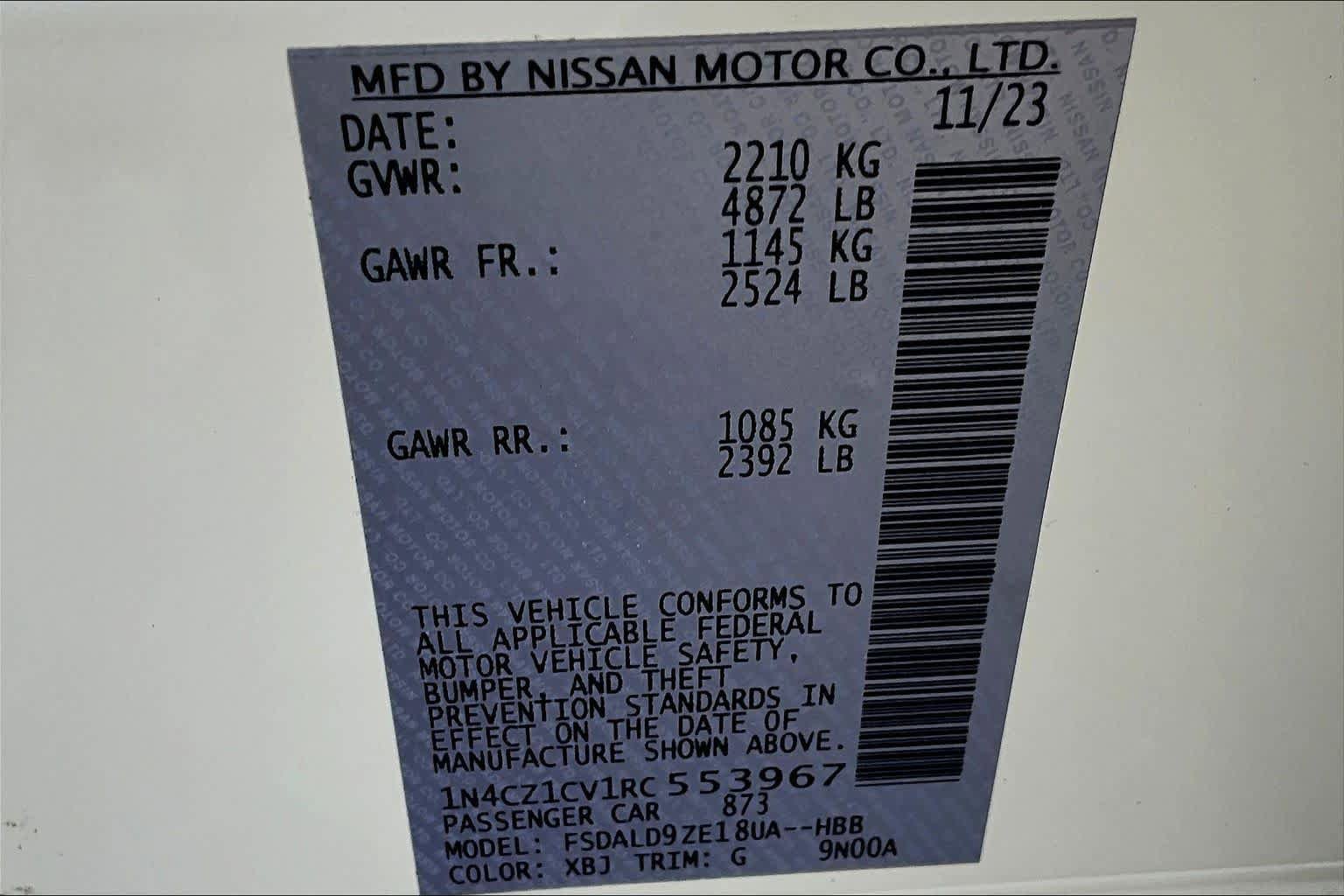 Used 2024 Nissan Leaf SV Plus image 32