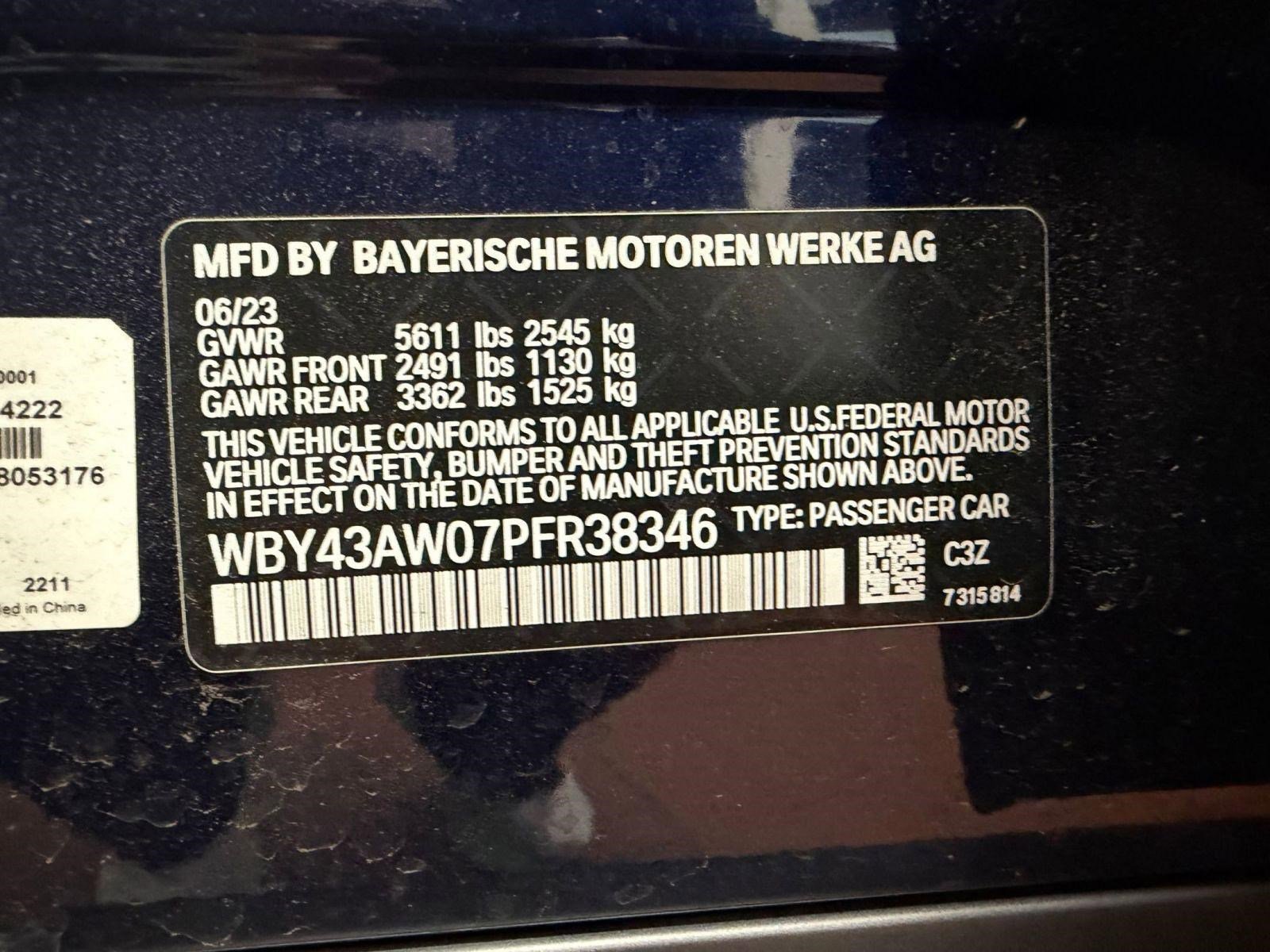 Certified 2023 BMW i4 eDrive35 w/ Premium Package RWD image 18
