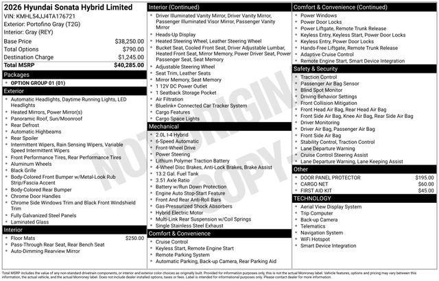 New 2026 Hyundai Sonata Limited FWD image 5