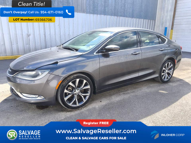 Used 2015 Chrysler 200 C w/ Navigation & Sound Group I