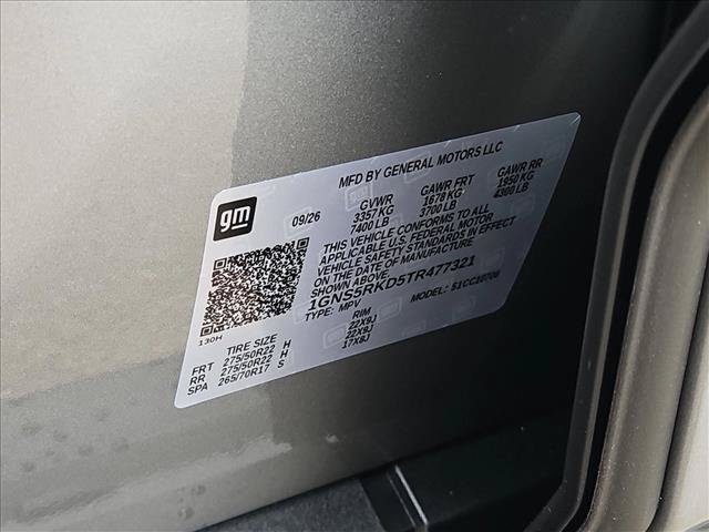 New 2026 Chevrolet Tahoe RST w/ Comfort Package RWD image 18