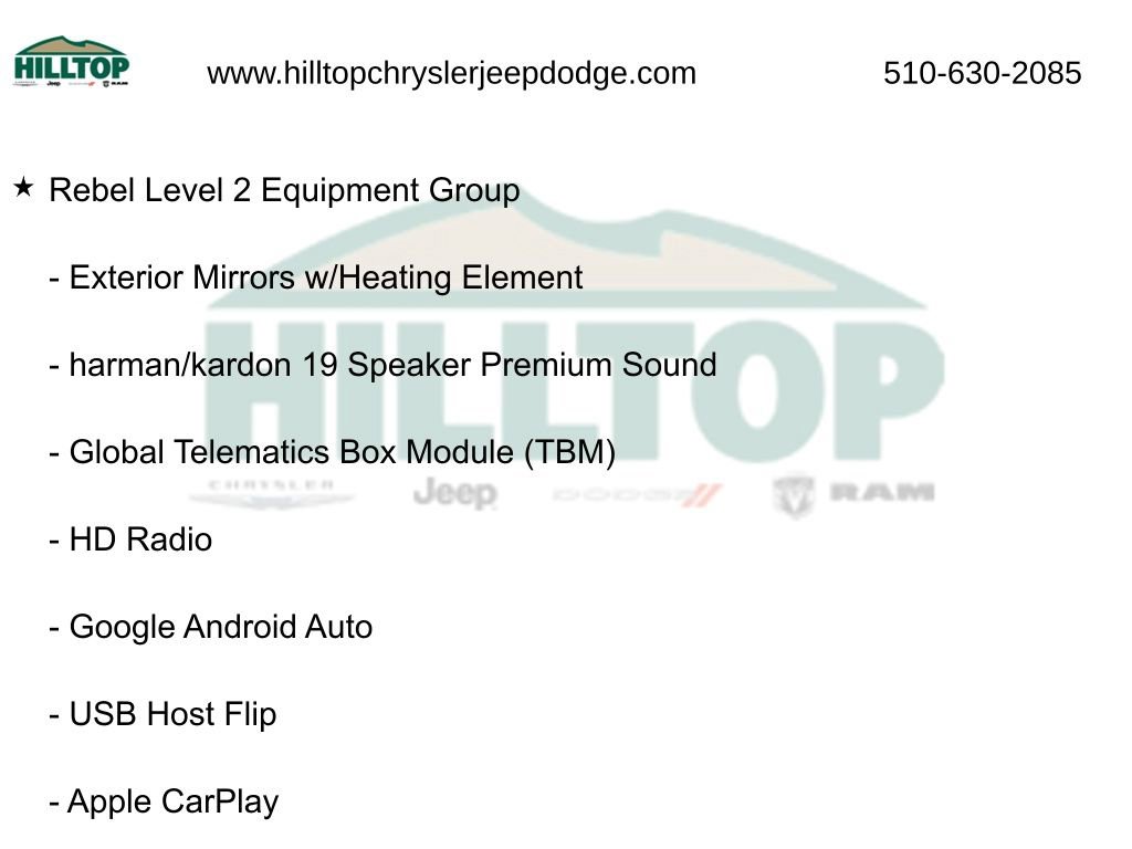 New 2026 RAM 1500 Rebel w/ Rebel Level 2 Equipment Group image 25