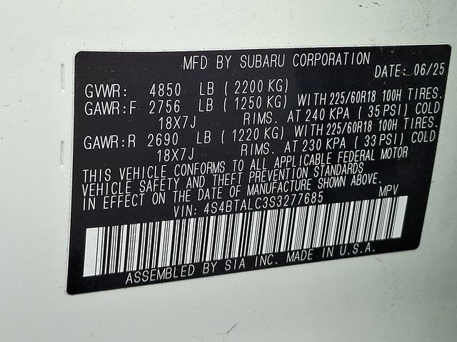 Certified 2025 Subaru Outback Onyx Edition w/ Popular Package #2 image 27