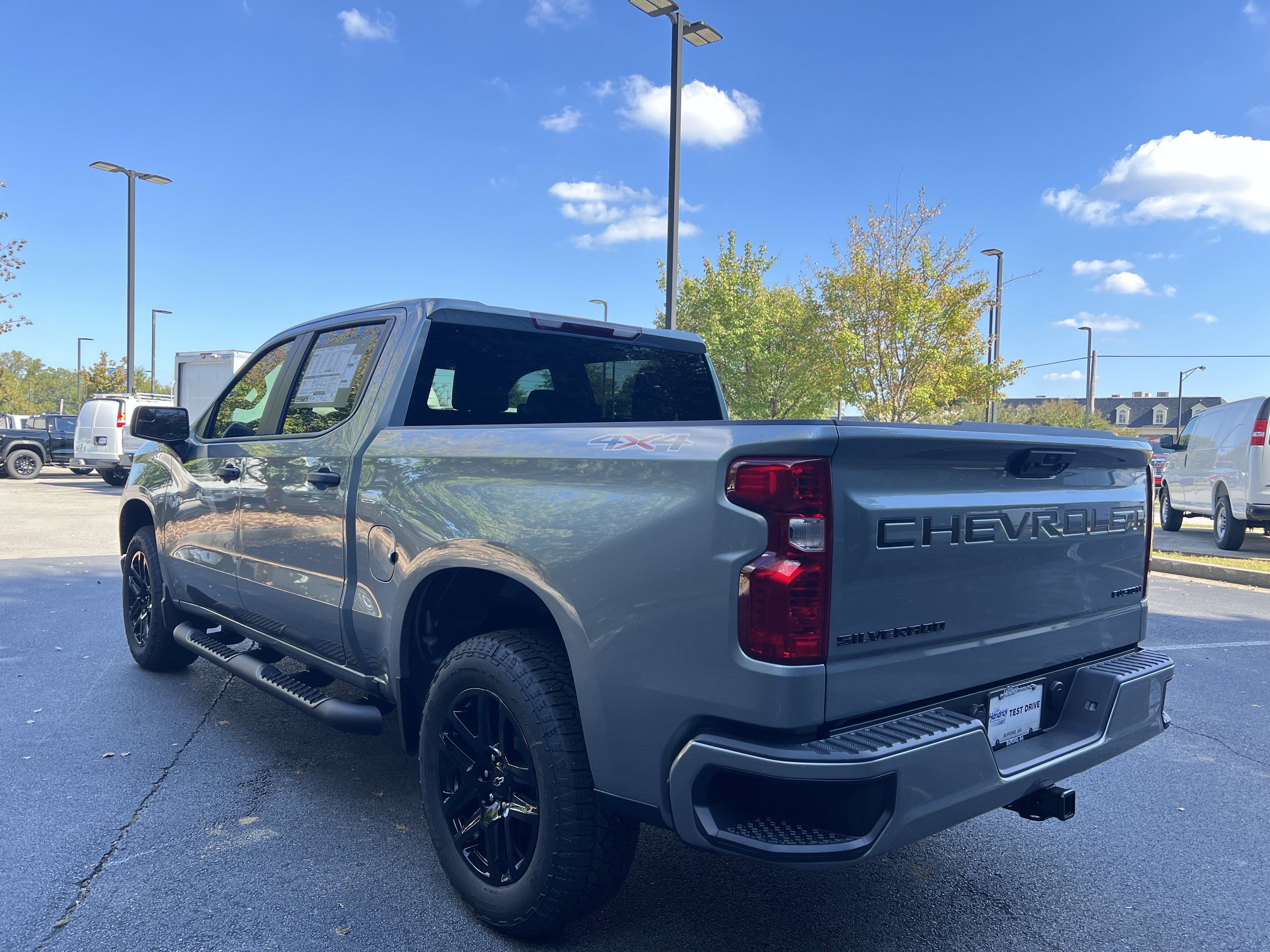 New 2026 Chevrolet Silverado 1500 Custom w/ Turbomax Blackout Package AWD/4WD image 7