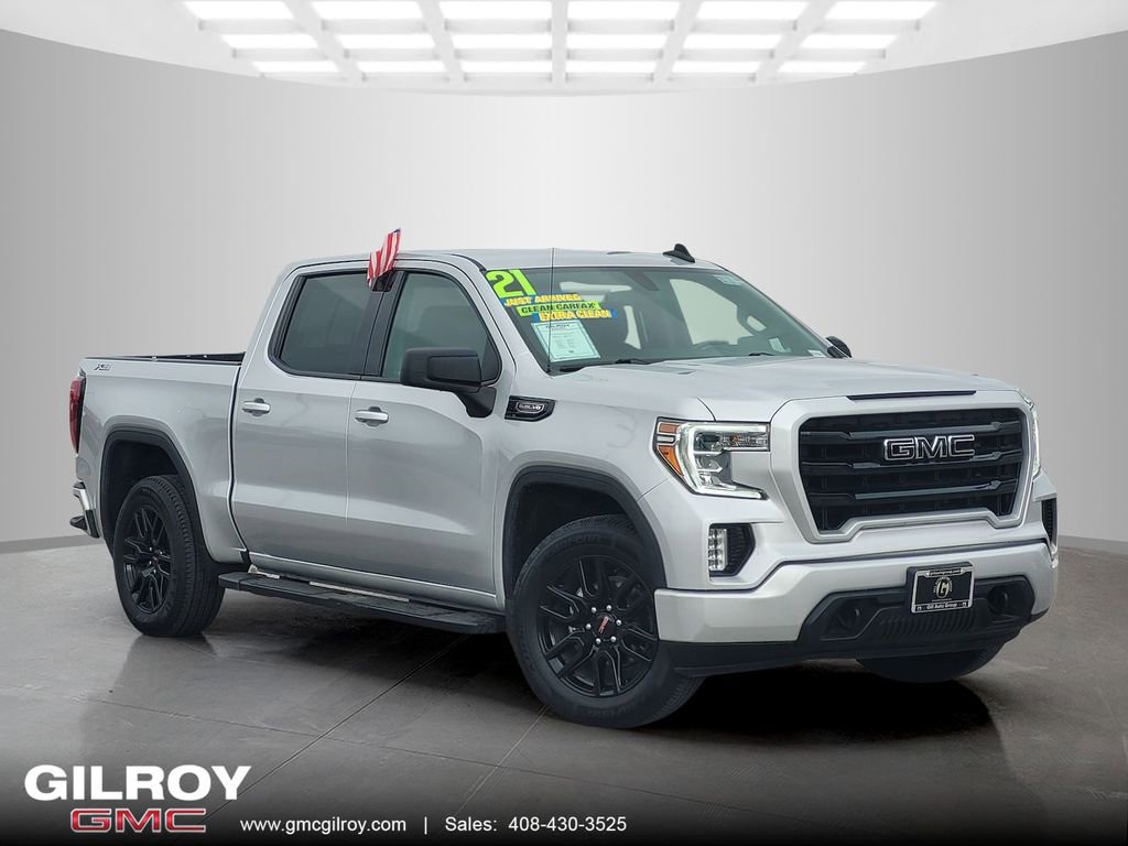 Used 2021 GMC Sierra 1500 Elevation w/ LPO, Elevation Black Package AWD/4WD image 1
