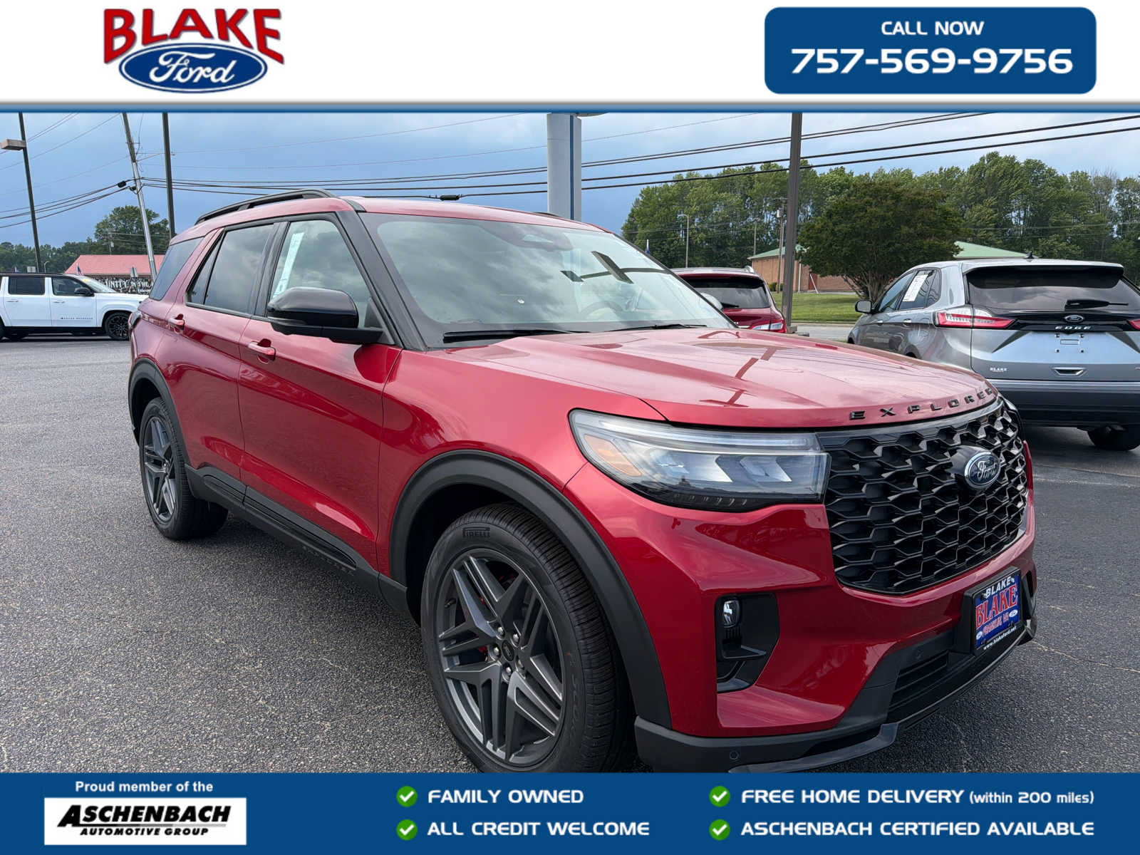 New 2026 Ford Explorer ST w/ Sun And Sound Package