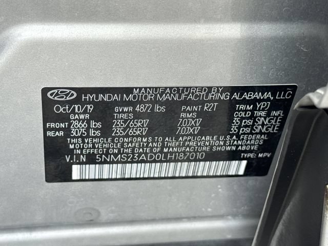 Used 2020 Hyundai Santa Fe SE FWD image 40