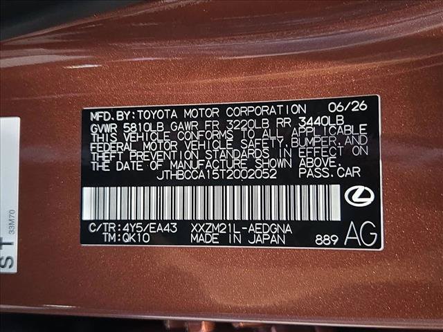 New 2026 Lexus ES 350e FWD image 17