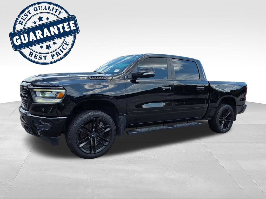 Used 2019 RAM 1500 Sport w/ Black Appearance Package AWD/4WD image 2