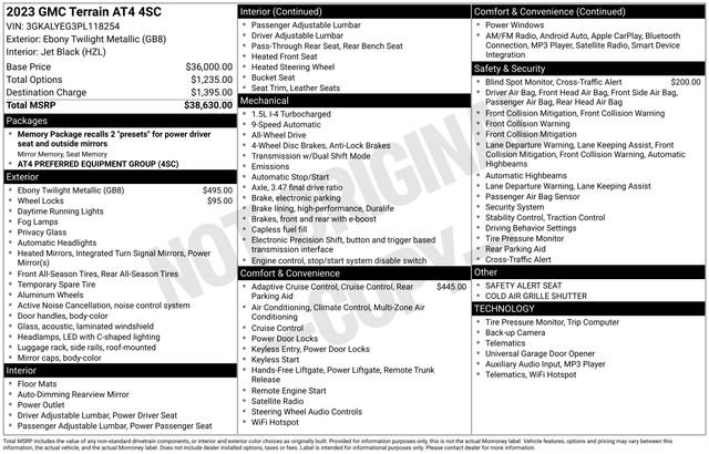 Used 2023 GMC Terrain AT4 image 6