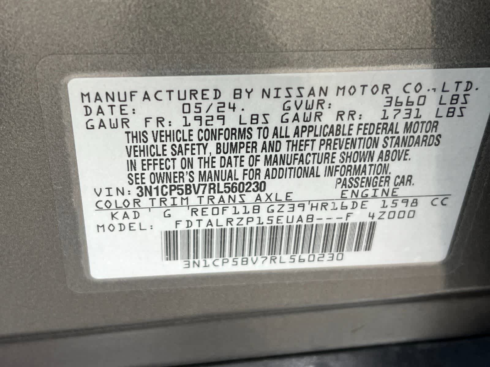 Used 2024 Nissan Kicks S image 31