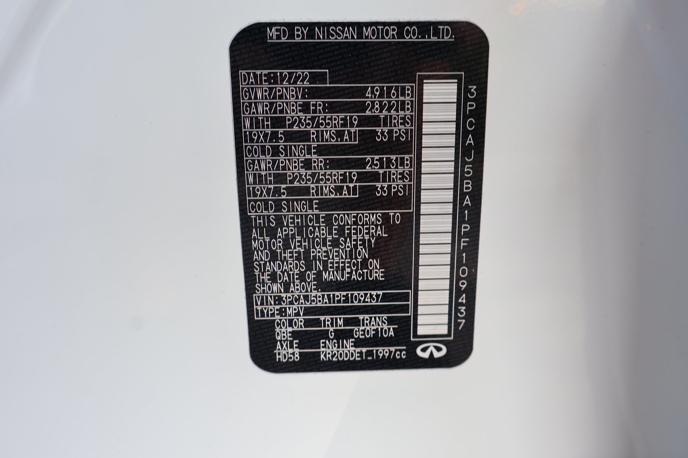 Certified 2023 INFINITI QX50 Luxe FWD image 32