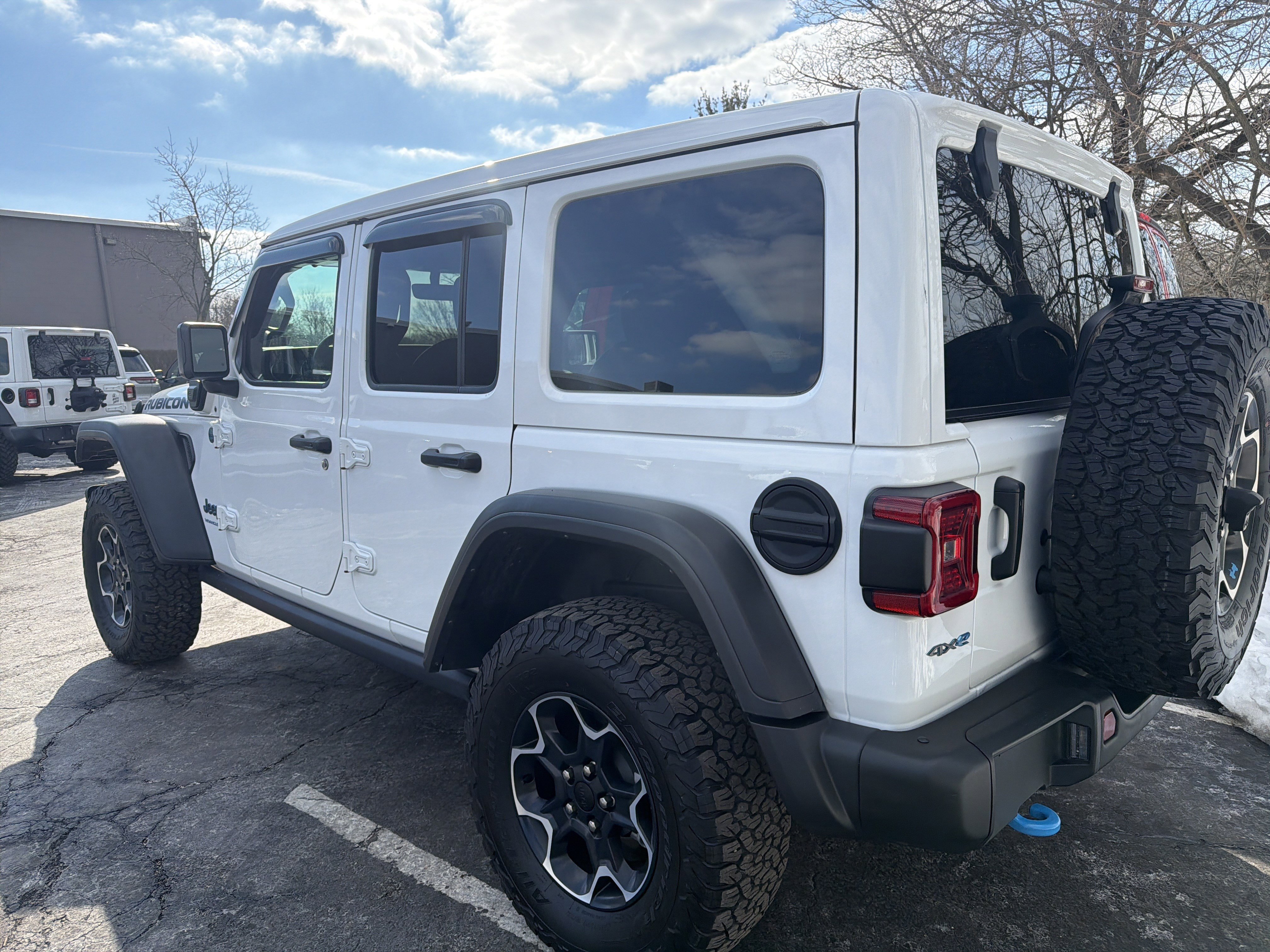 Certified 2023 Jeep Wrangler Unlimited Rubicon 4xe w/ Steel Bumper Group AWD/4WD image 6
