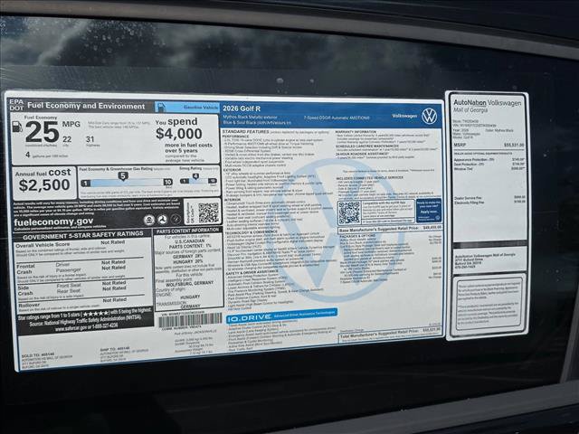 New 2026 Volkswagen Golf w/ Euro Style Package AWD/4WD image 15