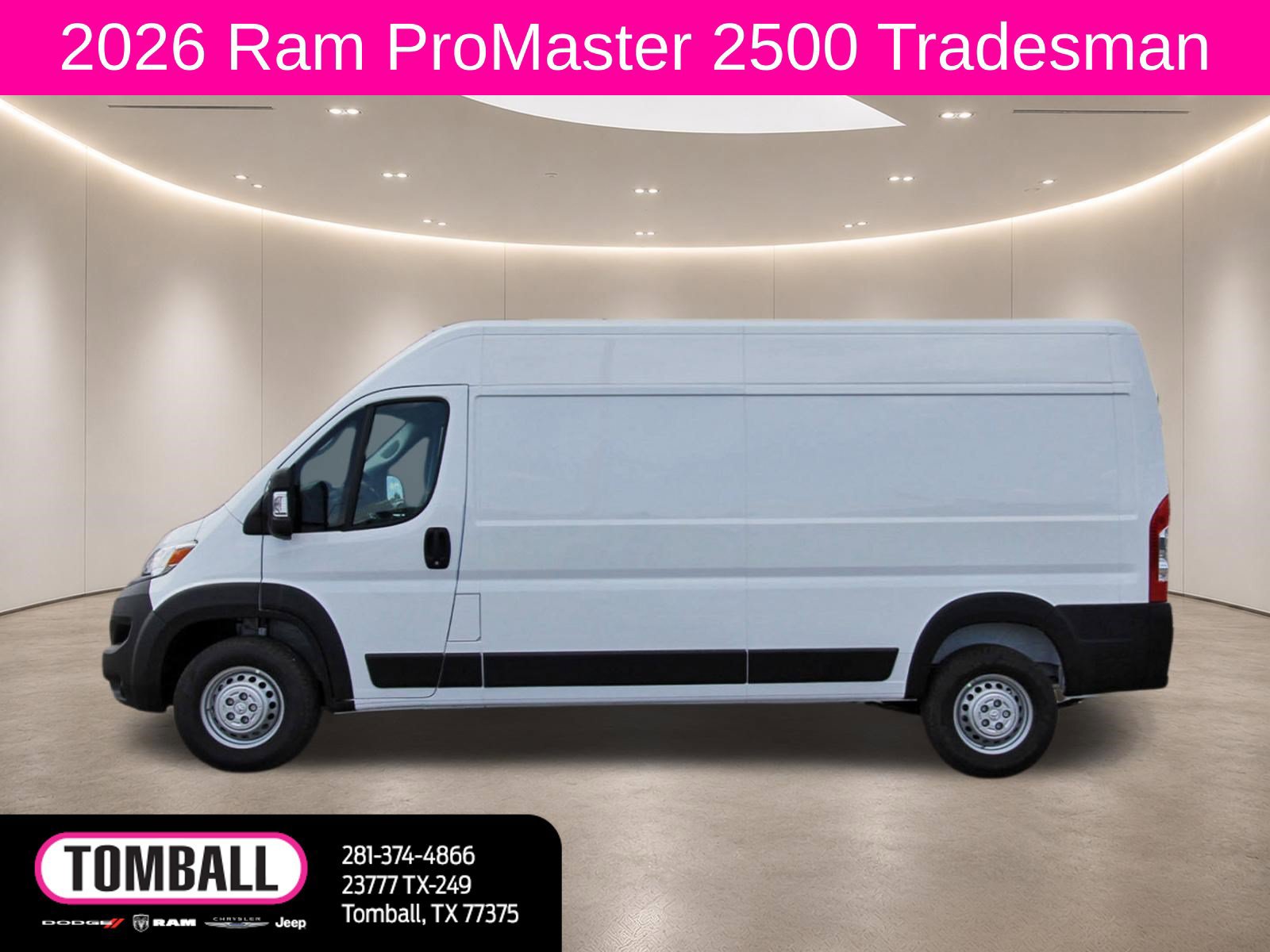 New 2026 RAM ProMaster 2500 w/ Convenience Group FWD image 4
