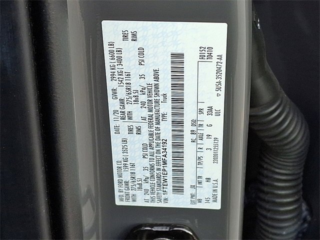 Used 2021 Ford F150 Lariat w/ Equipment Group 502A High image 24