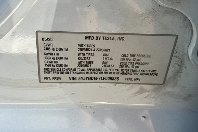 Used 2020 Tesla Model Y Performance AWD/4WD image 8