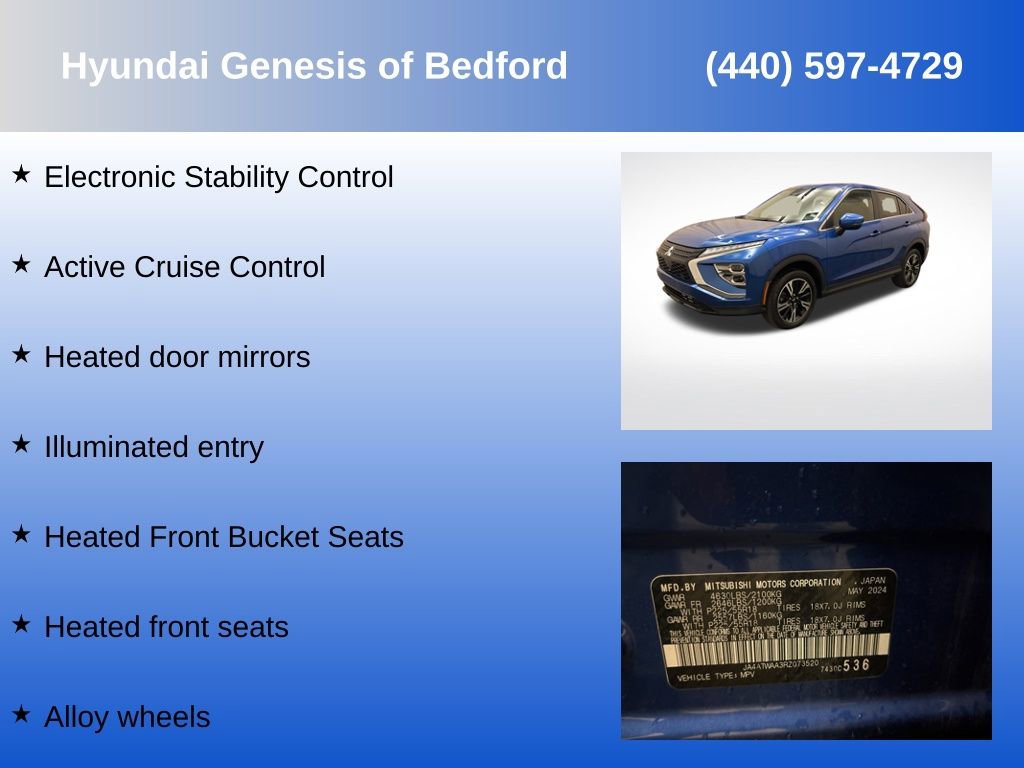 Used 2024 Mitsubishi Eclipse Cross SE AWD/4WD image 14