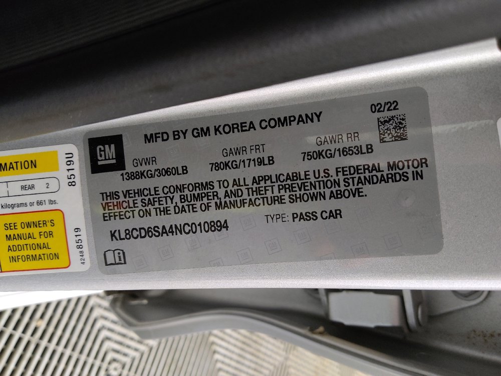 Used 2022 Chevrolet Spark LT FWD image 33