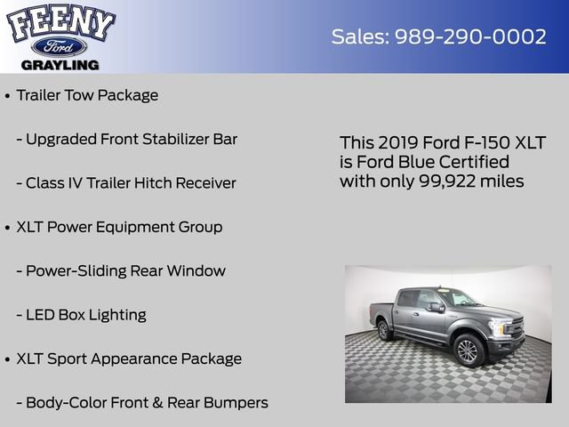 Certified 2019 Ford F150 XLT w/ Equipment Group 302A Luxury AWD/4WD image 20