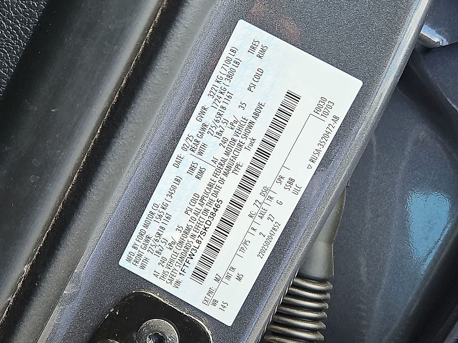 Used 2025 Ford F150 XLT w/ Equipment Group 301A Standard AWD/4WD image 36