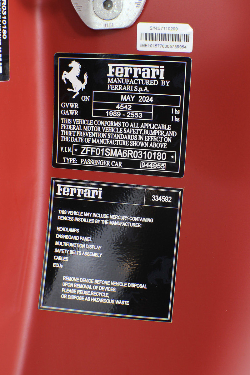 Used 2024 Ferrari 296 GTS RWD image 29