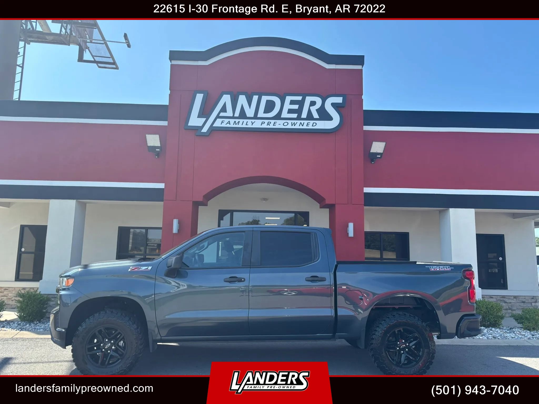 Used 2019 Chevrolet Silverado 1500 Custom Trail Boss w/ Custom Convenience Package AWD/4WD image 1