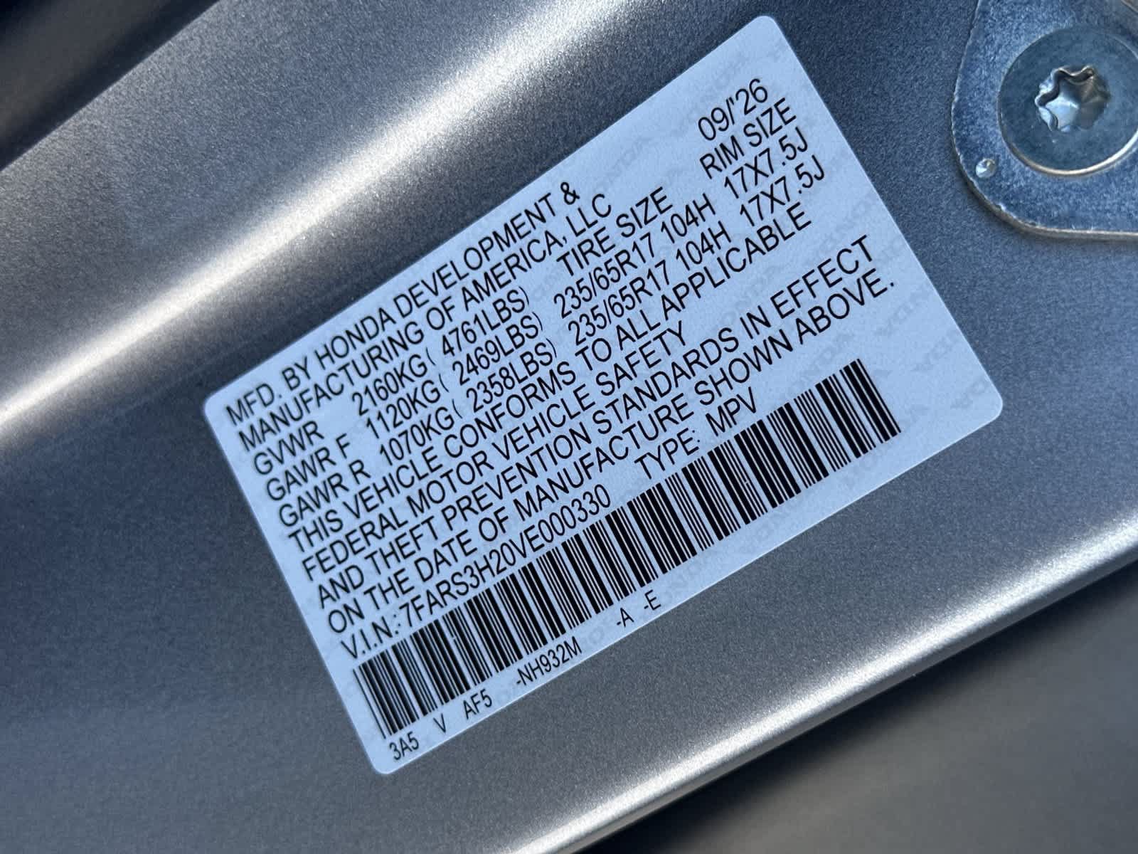 New 2027 Honda CR-V LX image 22