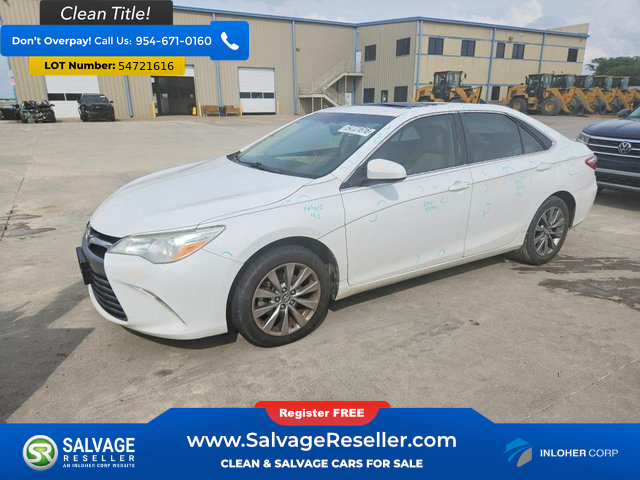 Used 2017 Toyota Camry XLE w/ Moonroof Package FWD image 1