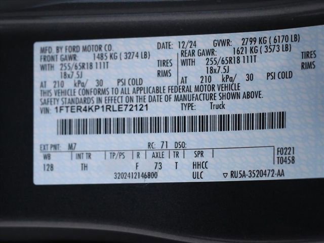 Used 2024 Ford Ranger Lariat w/ FX4 Off-Road Package image 31