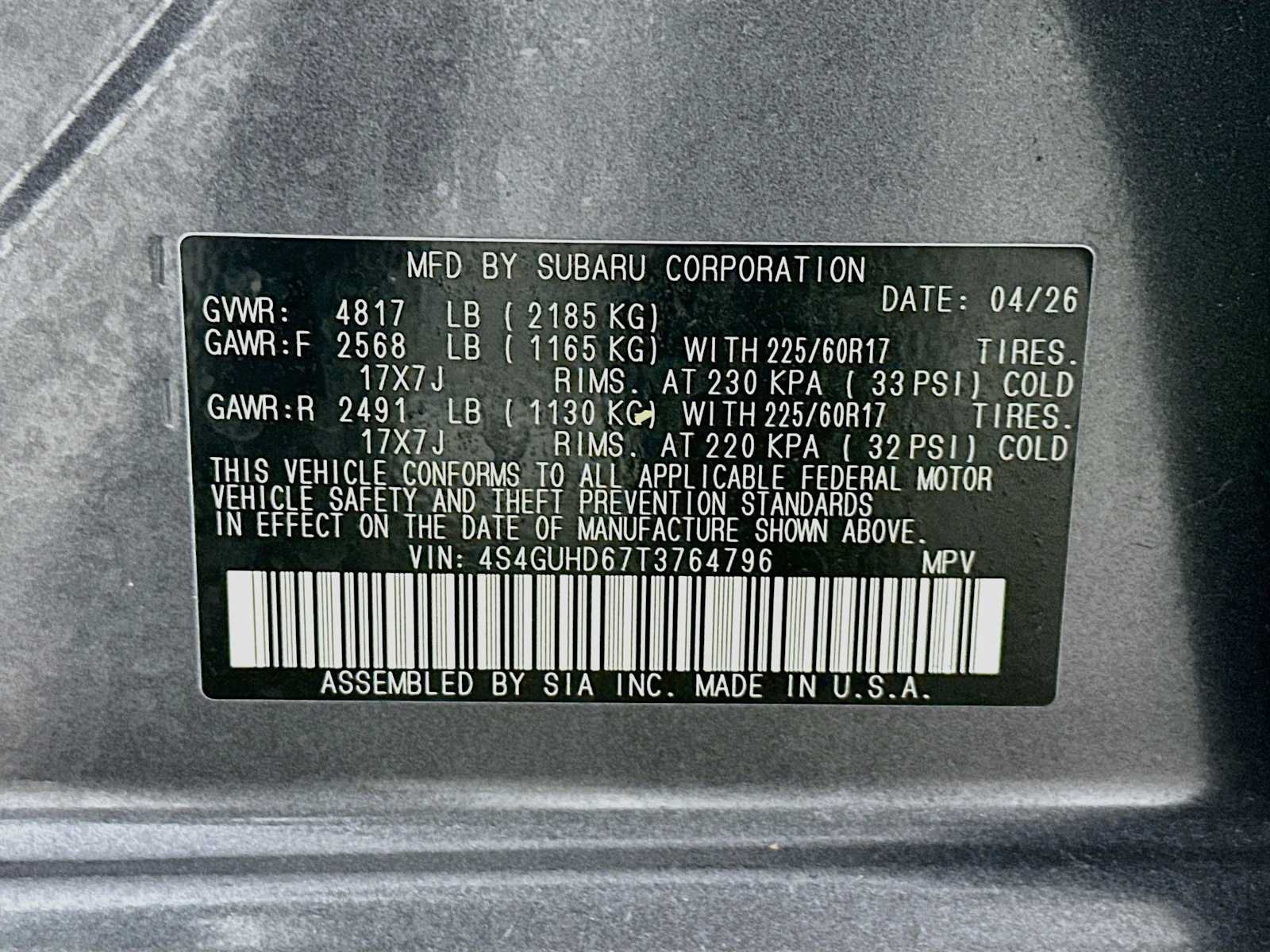 Certified 2026 Subaru Crosstrek 2.5i Premium AWD/4WD image 29