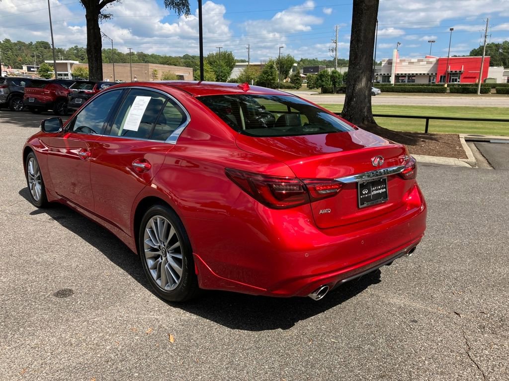 Certified 2022 INFINITI Q50 Luxe w/ Cargo Package image 9