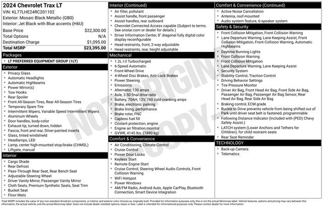 Used 2024 Chevrolet Trax LT image 30