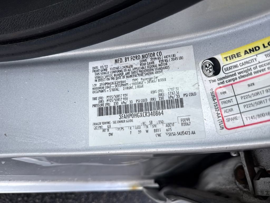 Used 2012 Ford Fusion SE image 15