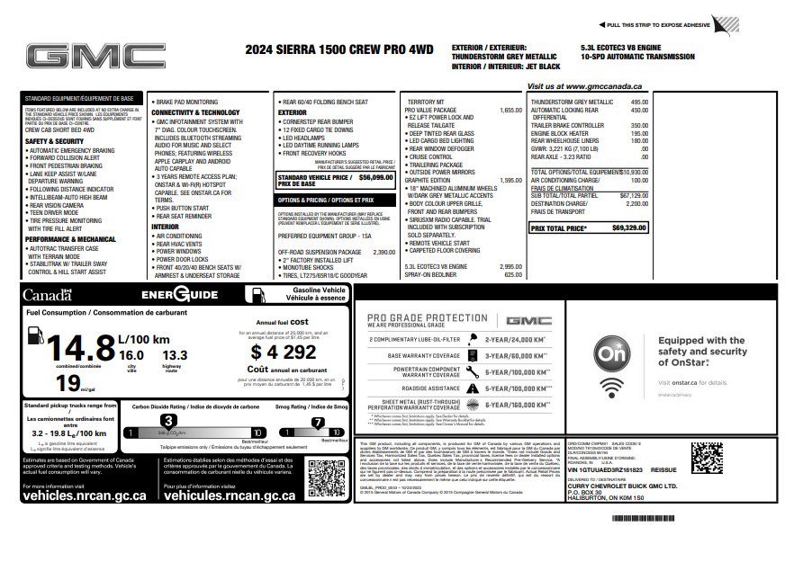 Certified 2024 GMC Sierra 1500 Pro w/ Graphite Edition AWD/4WD image 33