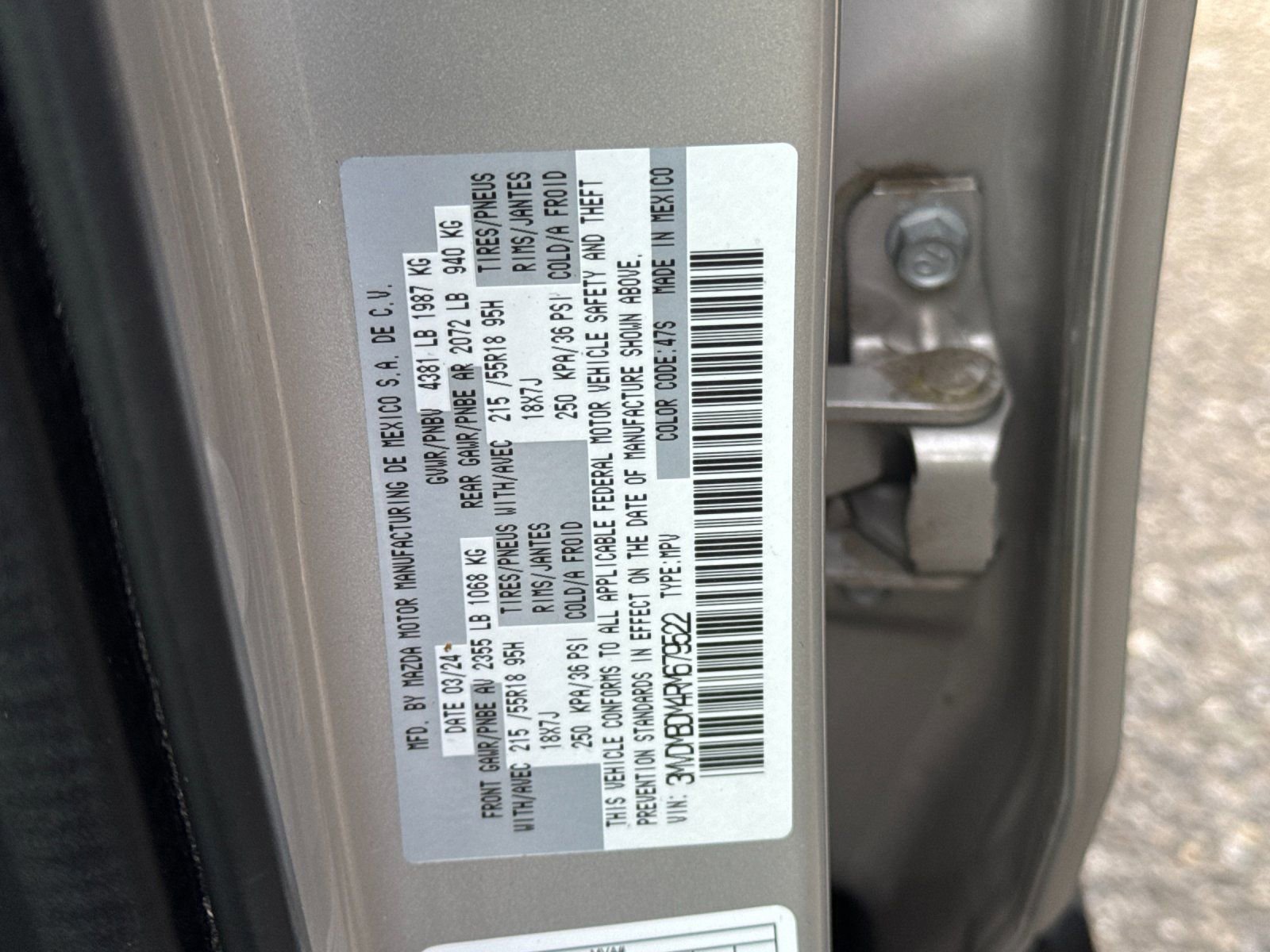 Used 2024 MAZDA CX-30 AWD 2.5 S w/ Premium Package image 29