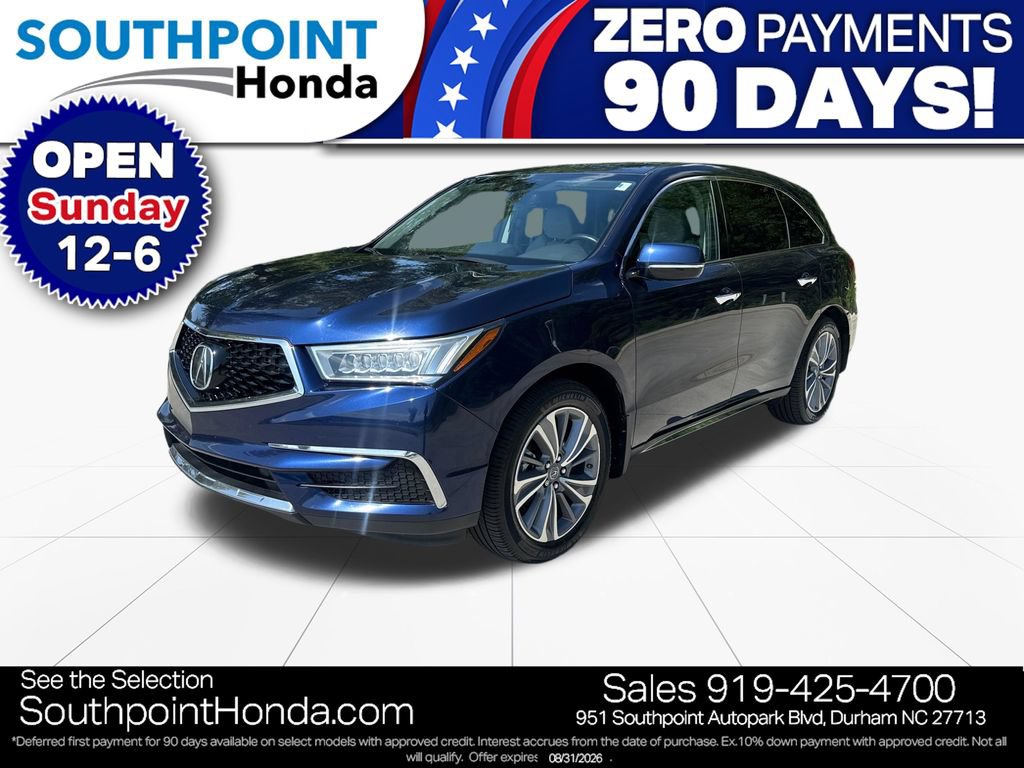 Used 2017 Acura MDX w/ Technology Package AWD/4WD image 3