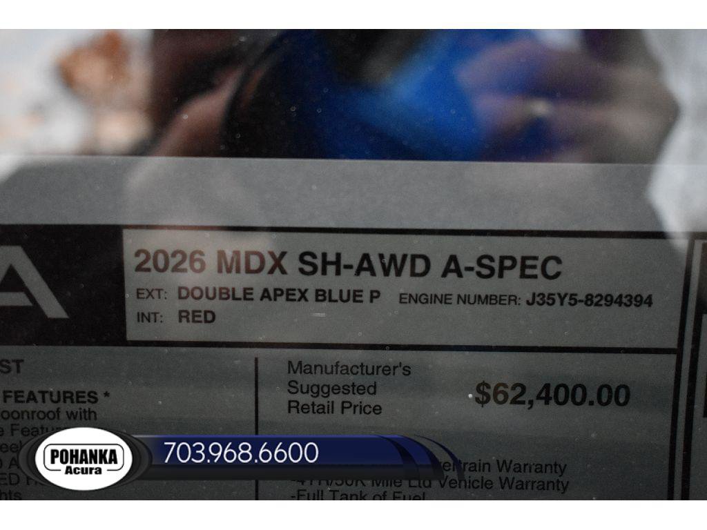 New 2026 Acura MDX A-Spec image 39