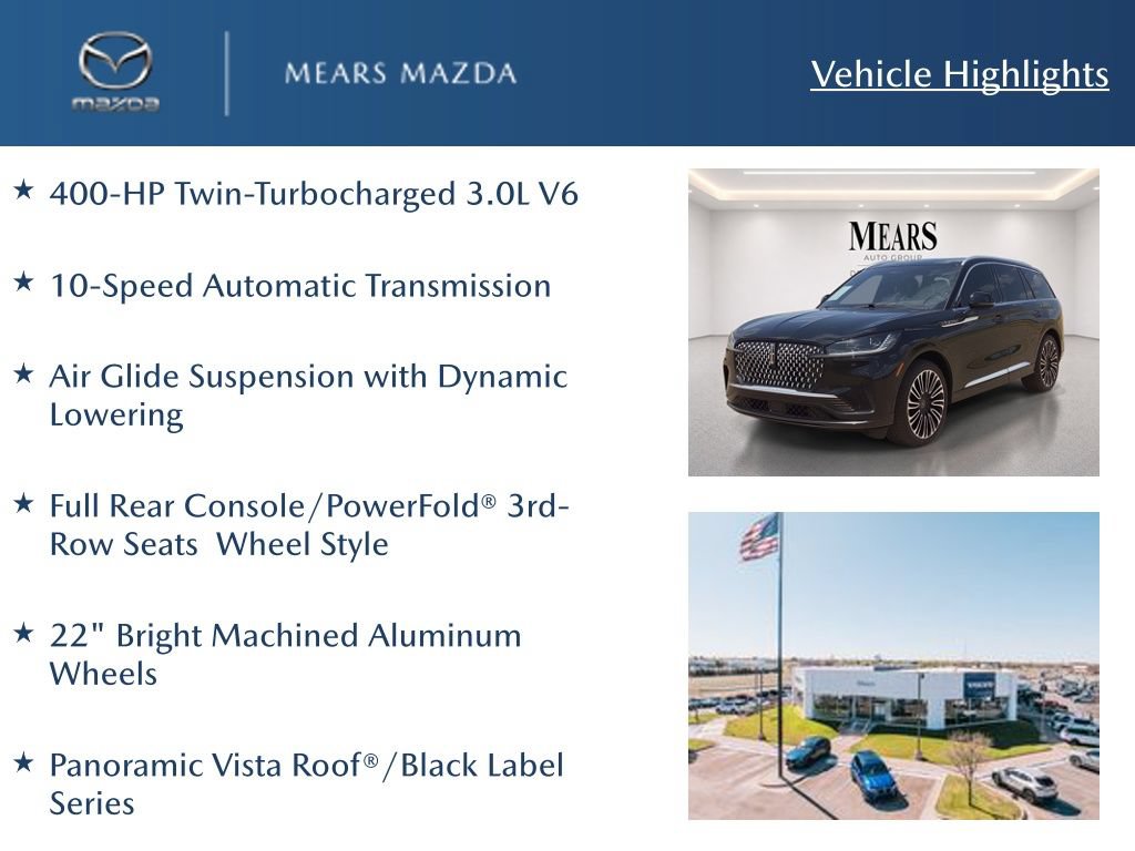 Used 2025 Lincoln Aviator Black Label AWD/4WD image 2