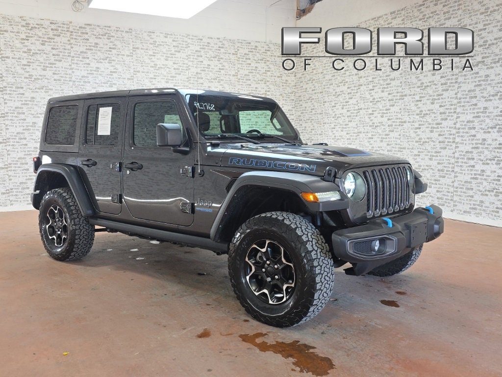 Used 2021 Jeep Wrangler Unlimited Rubicon 4xe w/ Cold Weather Group image 1