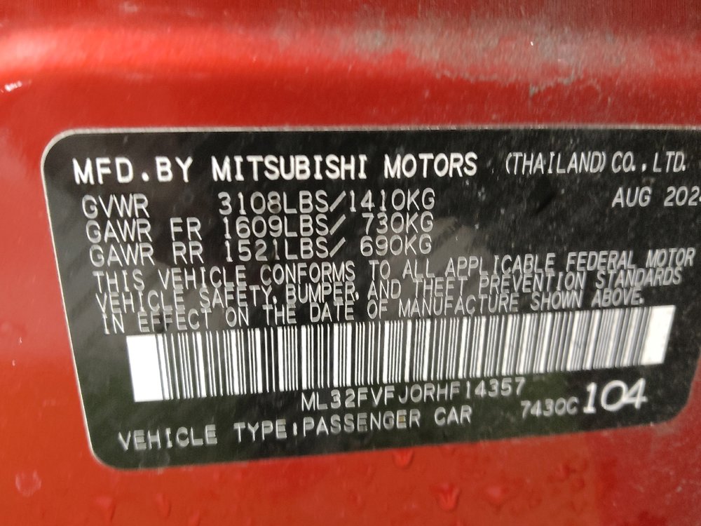 Used 2024 Mitsubishi Mirage G4 SE image 33