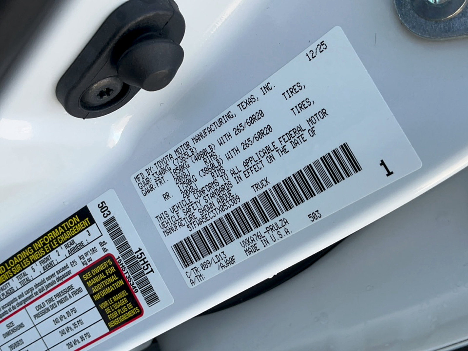 Certified 2026 Toyota Tundra Limited AWD/4WD image 14