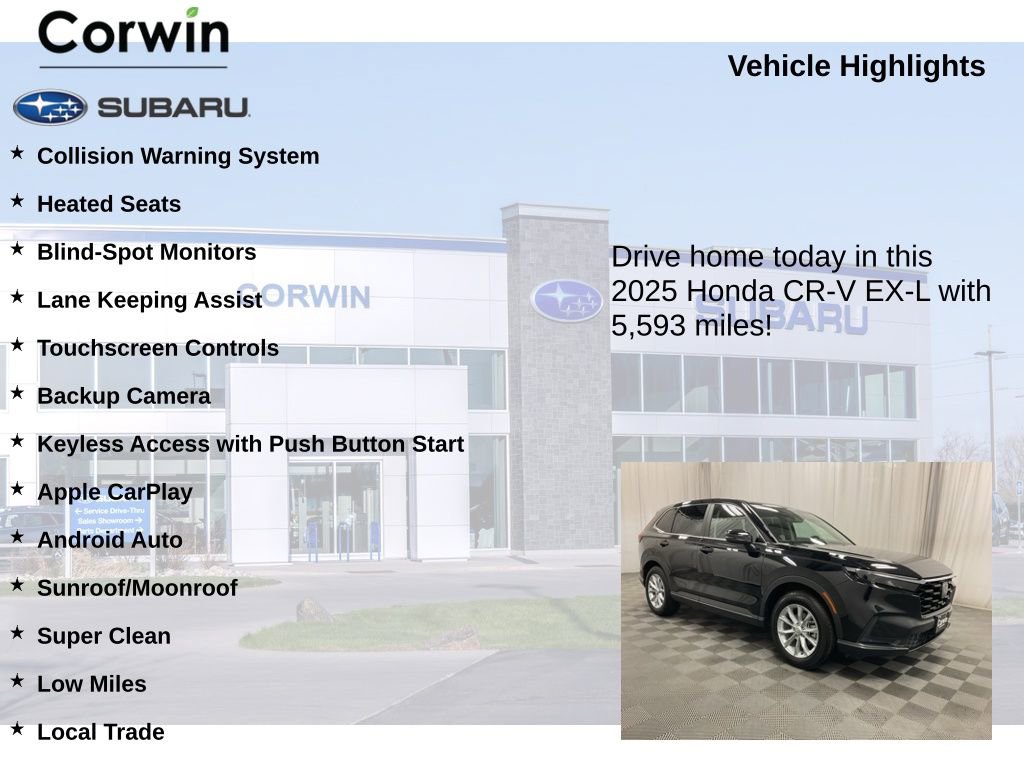 Used 2025 Honda CR-V EX-L image 6